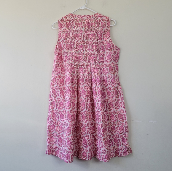 Roberta Roller Rabbit Isola Printed Fit-and-Flare Dress Medium - Picture 2 of 9